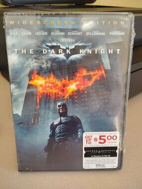 🦇 The Dark Knight DVD – NWT (Sealed) 🌃